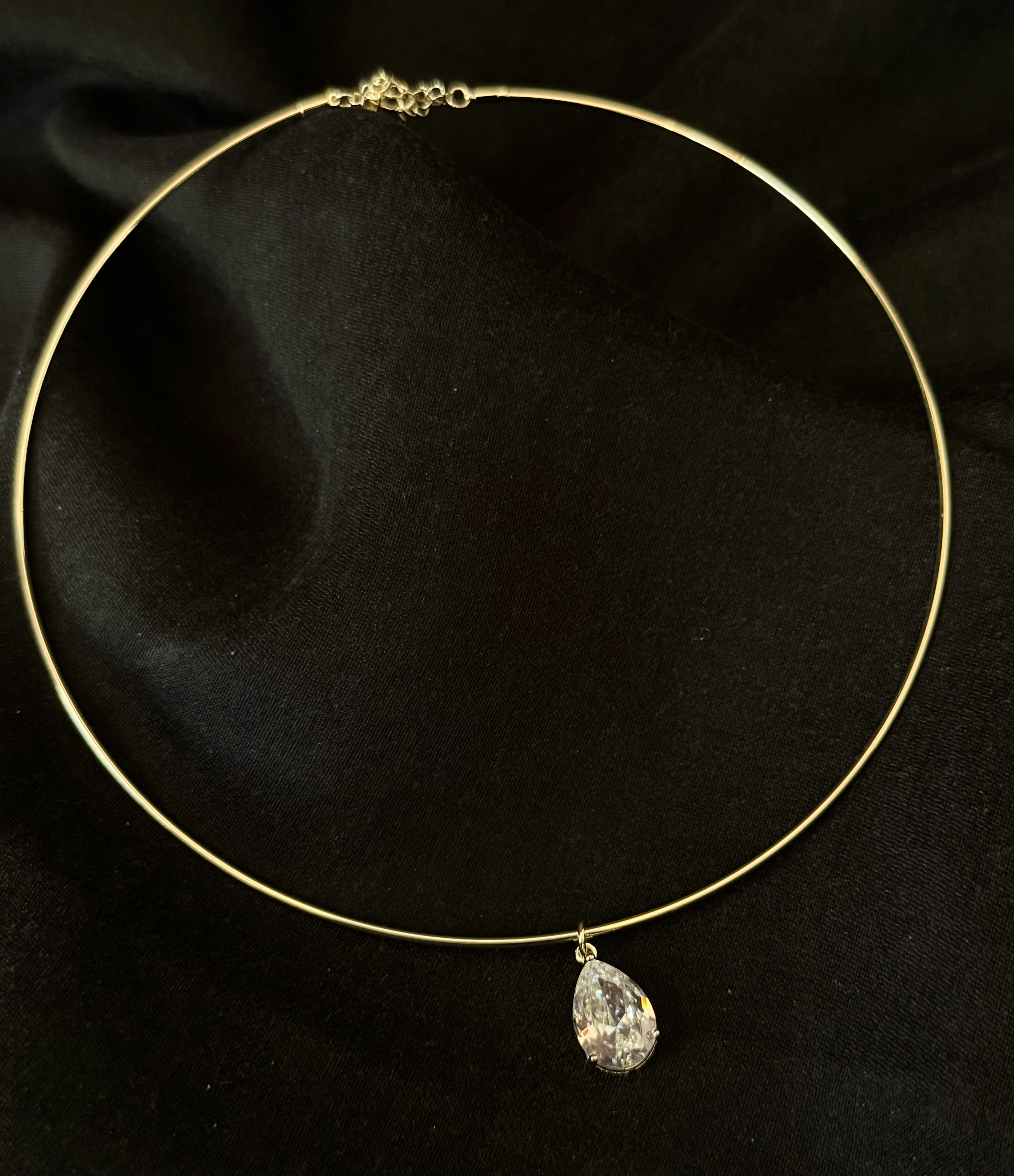 Gold Damla Taş Kolye